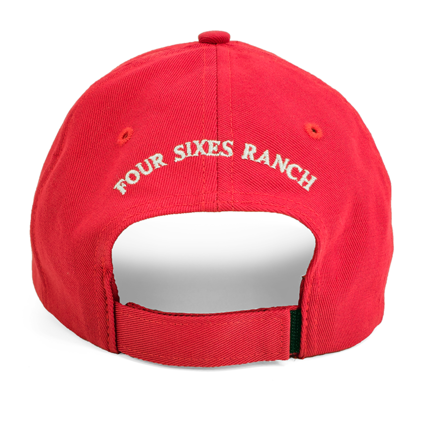 Solid Twill Structured Cap Red