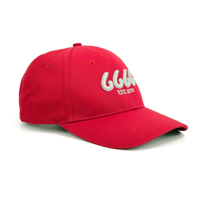 Solid Twill Structured Cap Red
